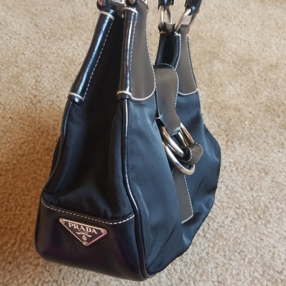 Prada Handbags - Beautiful Prada nylon and leather bag